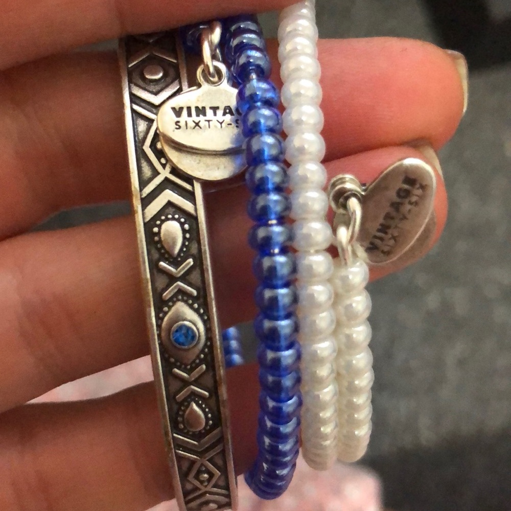 Alex and ani evil eye cuff set - Picture 4 of 8